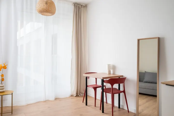 Studio with a double bed and air conditioning near Kozminski – Photo 5
